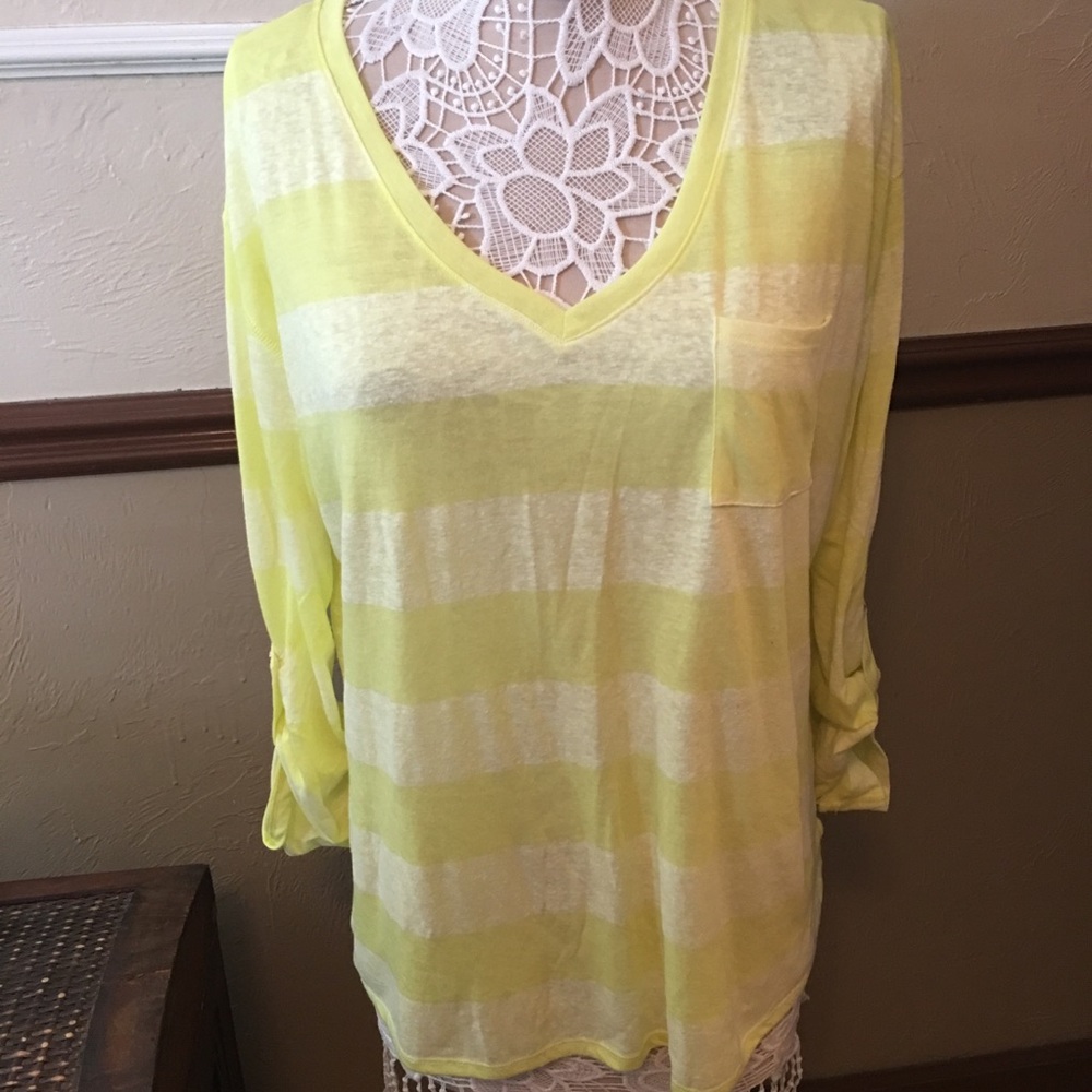 ⭐️NWT⭐️ Two Tone Yellow Top (#2)